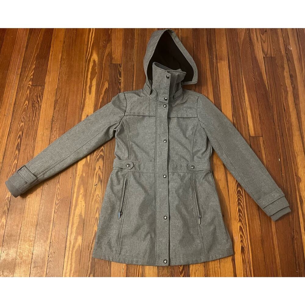 Johnston and Murphy Gray Womens Jacket Small Hoodie in good condition.